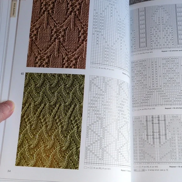 Japanese Knitting Stitch Bible Book by Hitomi Shida - Picture 11 of 12